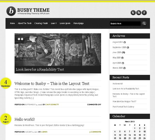 Busby wordpress theme