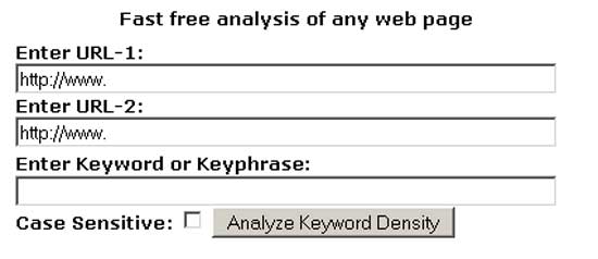 Keyword Density tool online